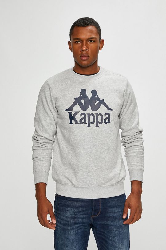 Каппа - Толстовка Kappa, серый толстовка для девочек kappa фиолетовый