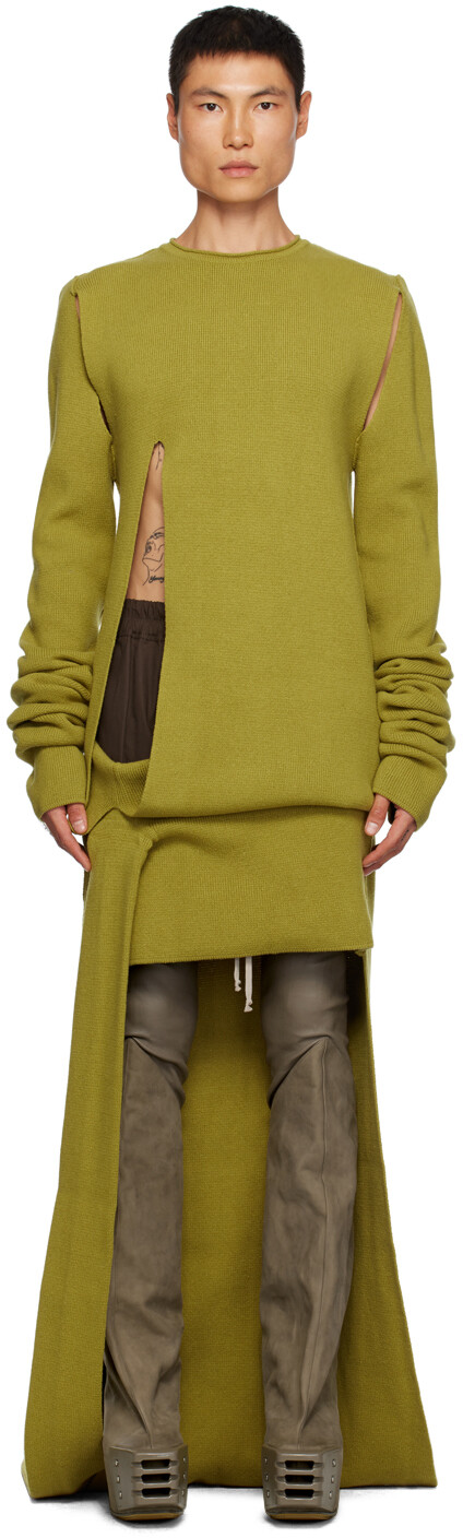 

Желтый банановый свитер Rick Owens