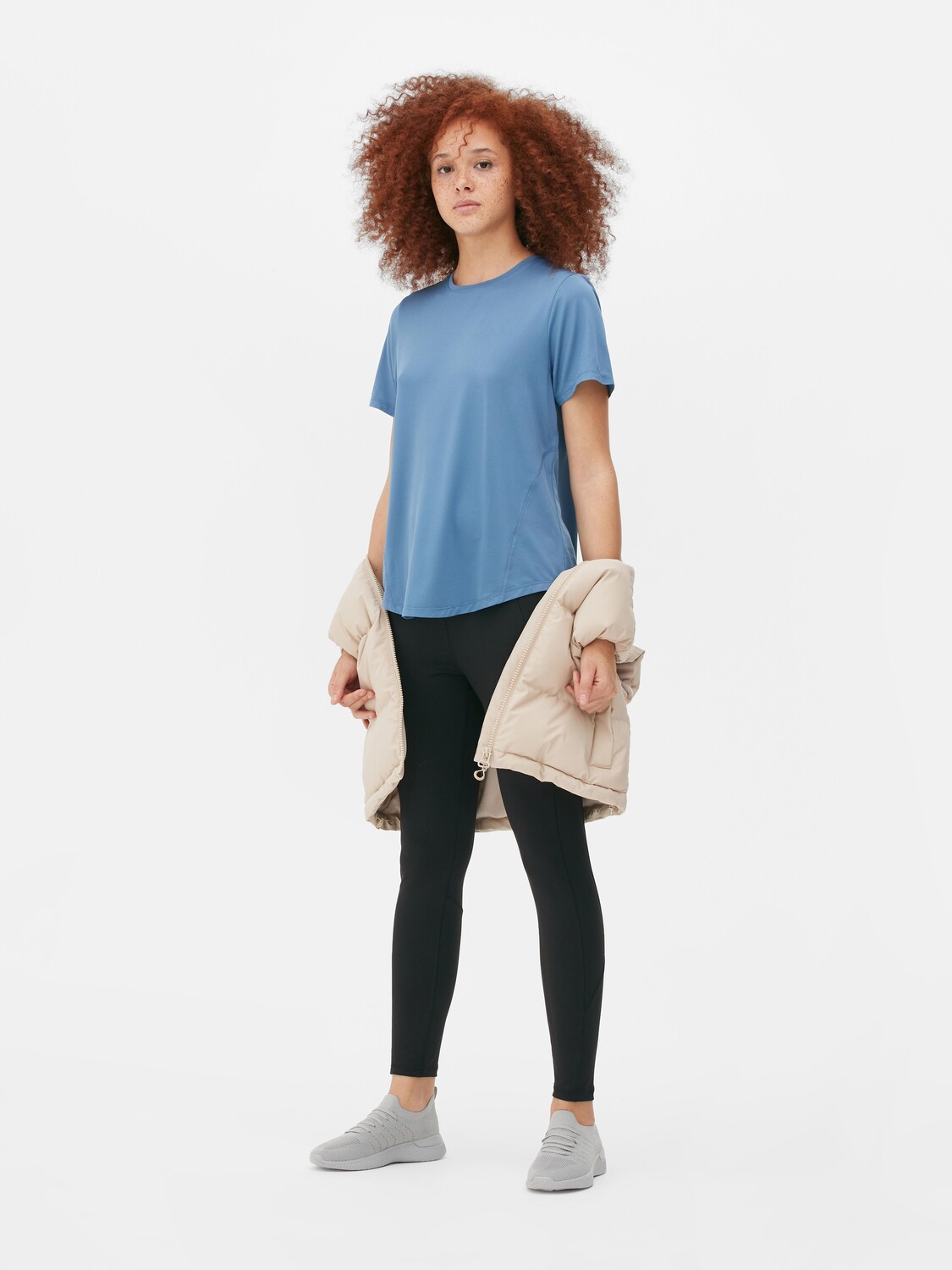 

Спортивная футболка Performance Primark, синий