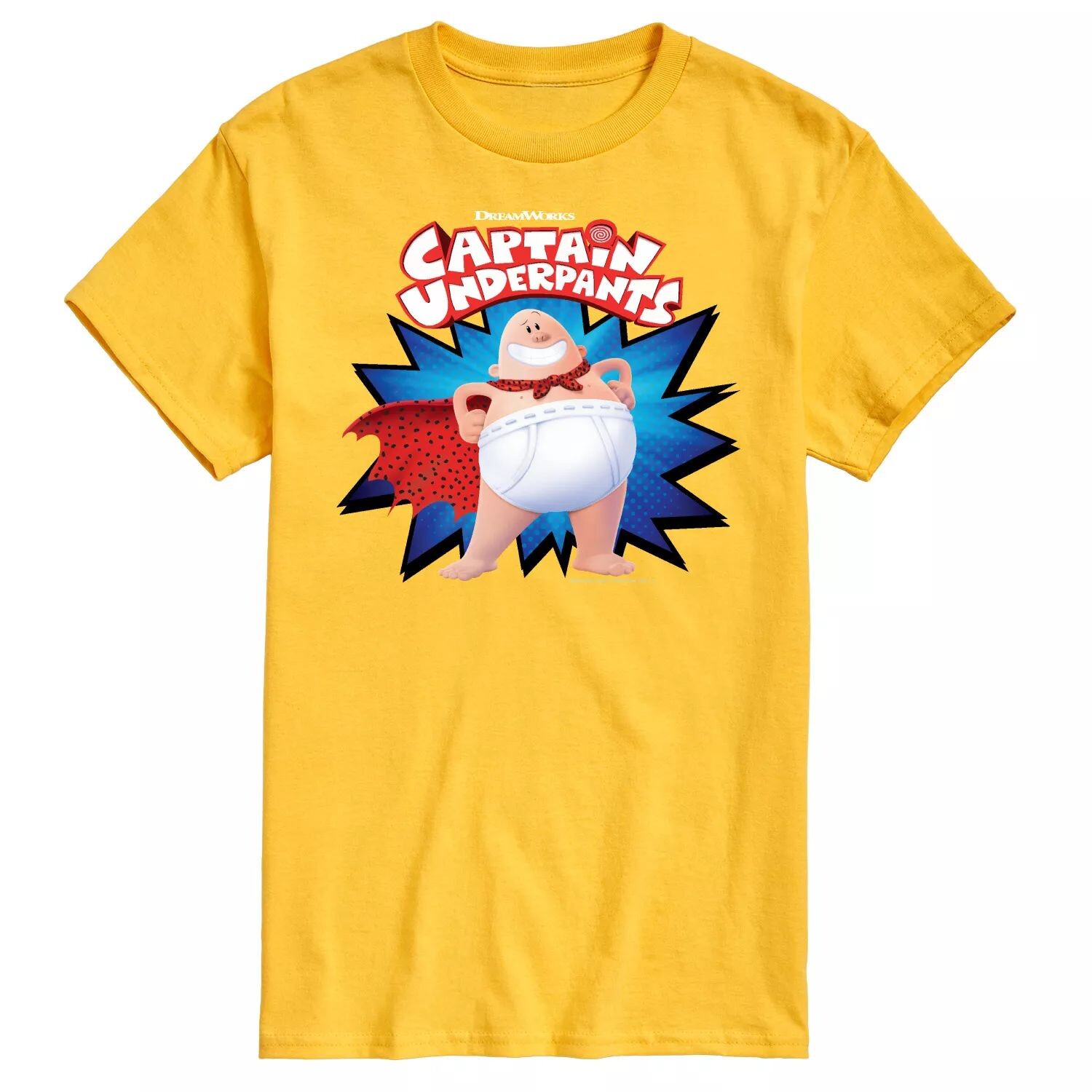 

Мужская футболка с логотипом Captain Underpants Licensed Character