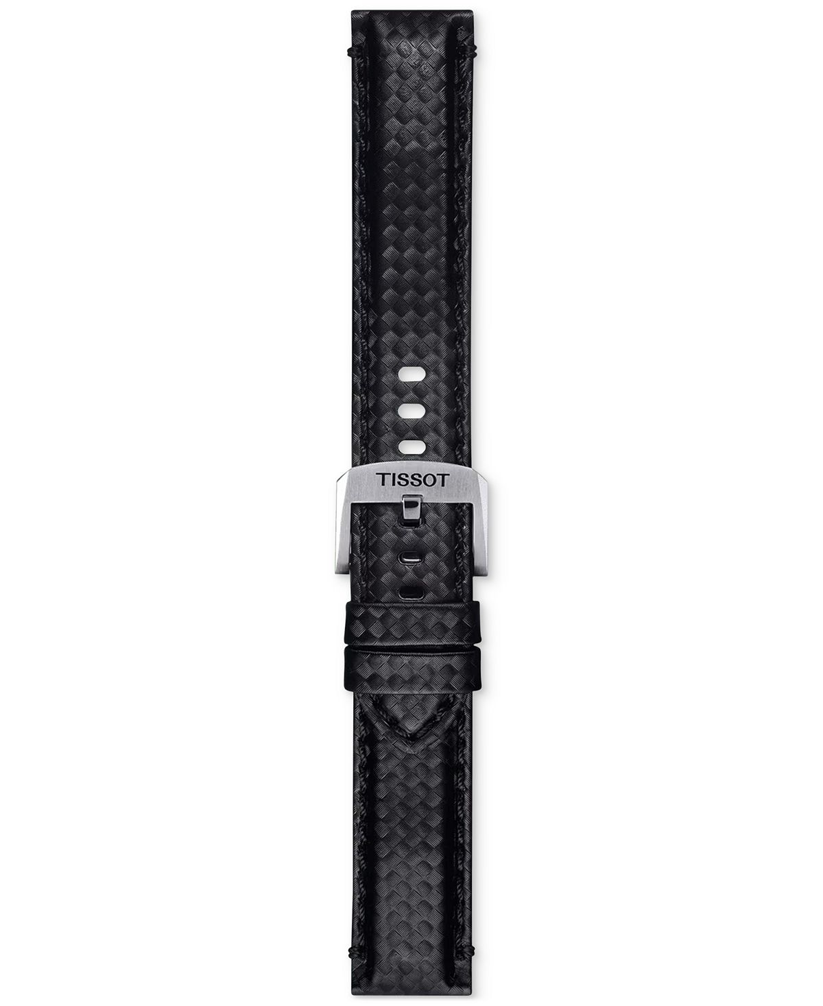 Официальный сменный ремешок для часов из черной ткани Tissot ремешок из натуральной кожи для часов tissot sports racing series prs516 t91 1853 коровья кожа 20 мм