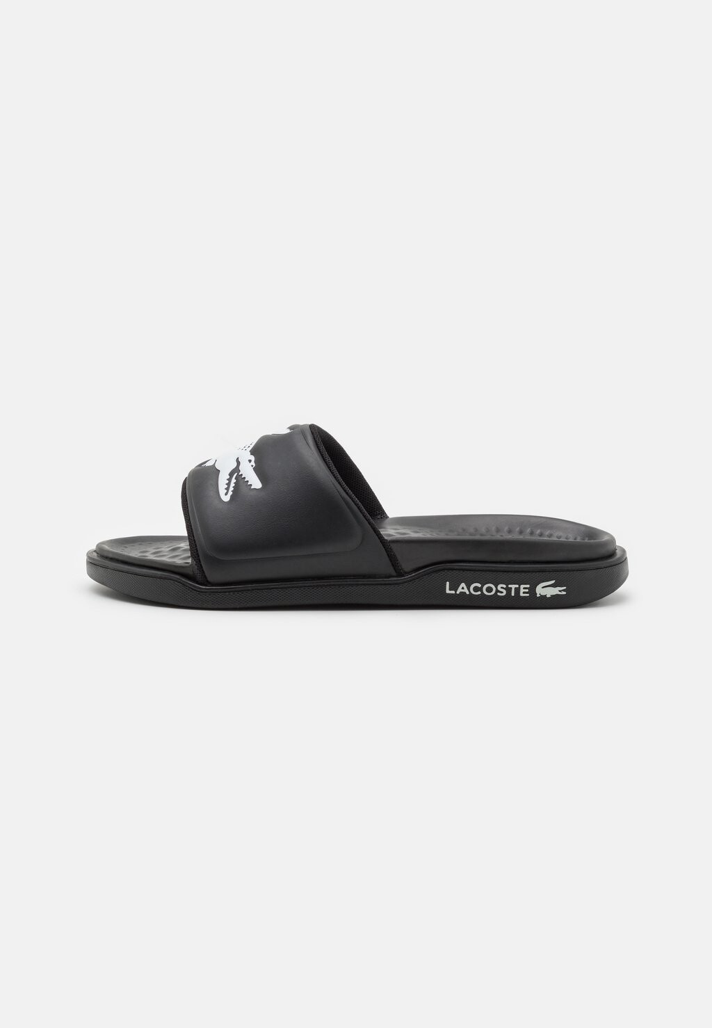 

Тапочки Serve Slide Lacoste, цвет black/white