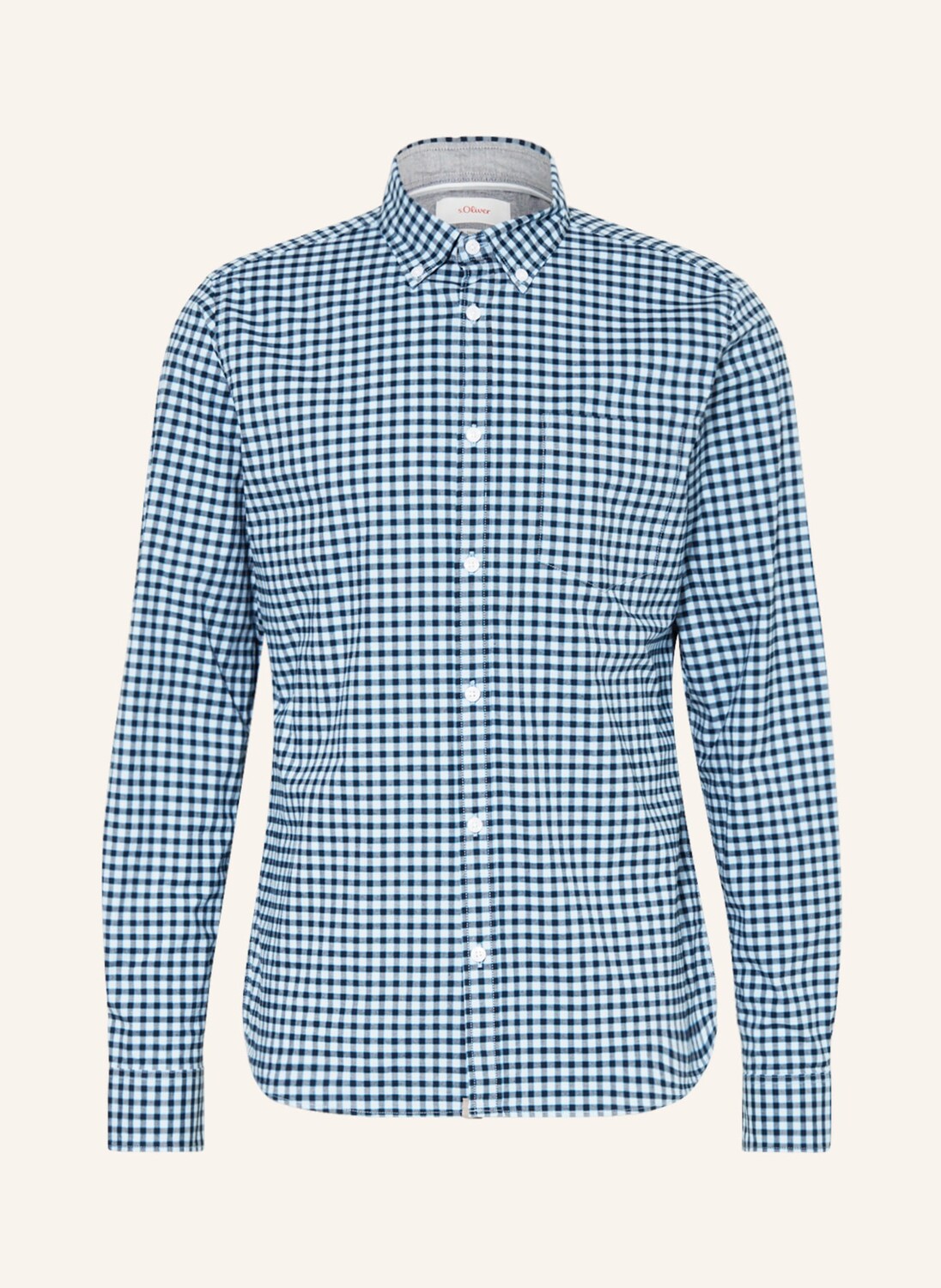 

Рубашка s.Oliver RED Slim Fit, светло-синий