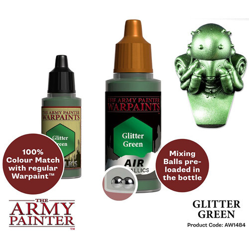 

Аксессуары Army Painter Warpaint Air: Metallics - Glitter Green (18ml)
