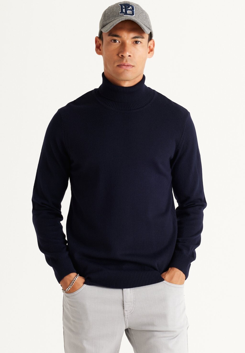 

Свитер Standard Fit Full Collar AC&CO / ALTINYILDIZ CLASSICS