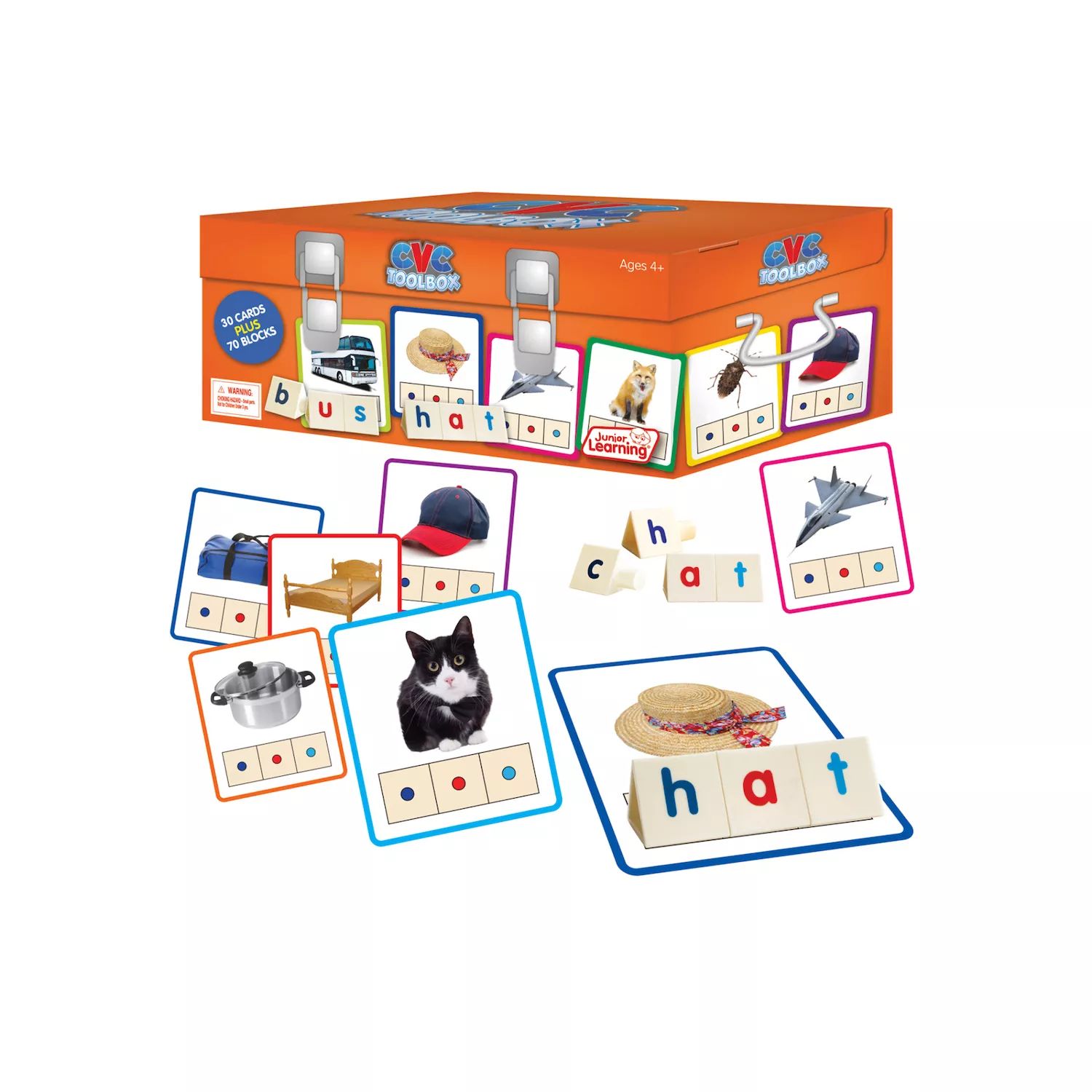 Junior Learning CVC Toolbox Образовательная обучающая игра Junior Learning