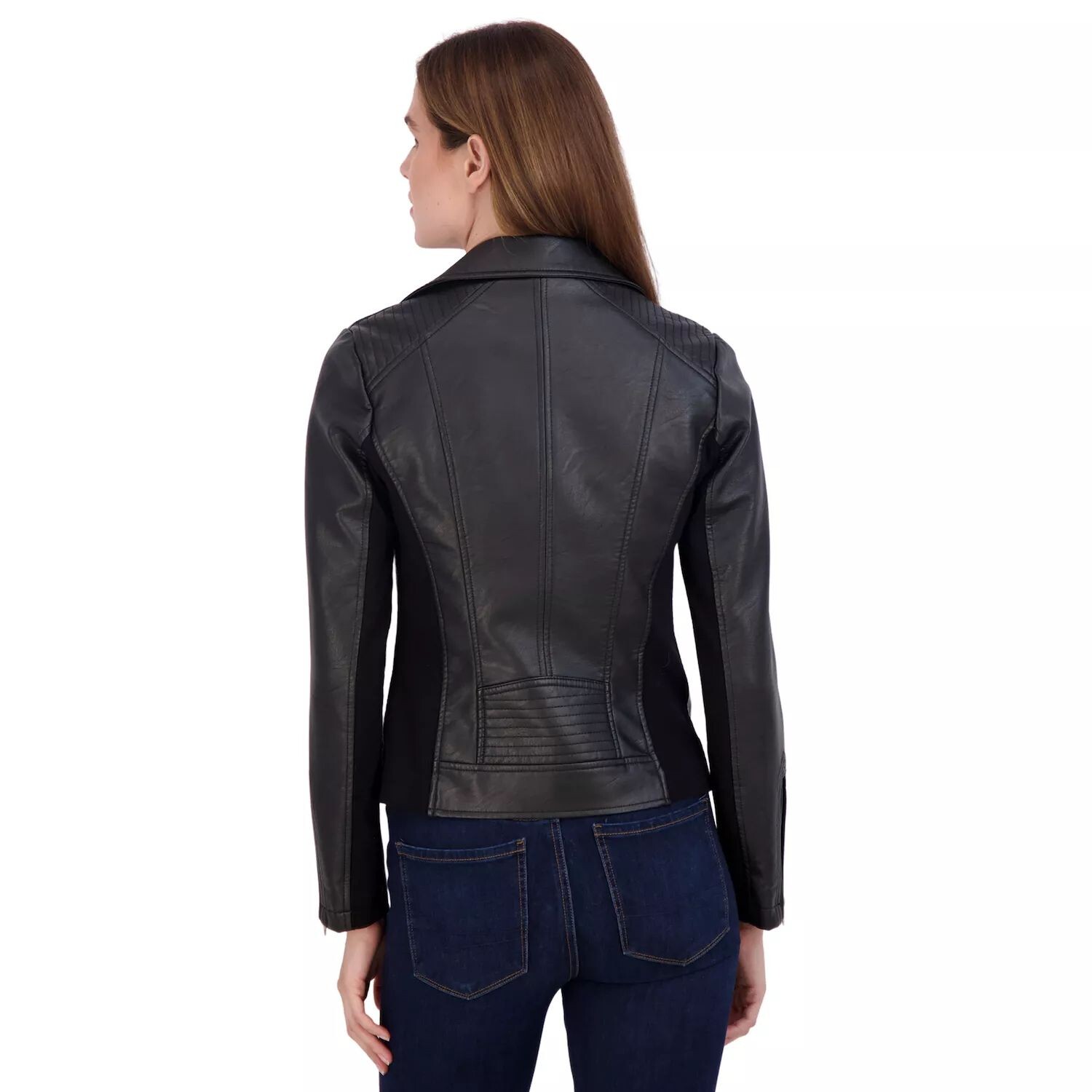 

Женская байкерская куртка из искусственной кожи Sebby Collection Sebby Collection