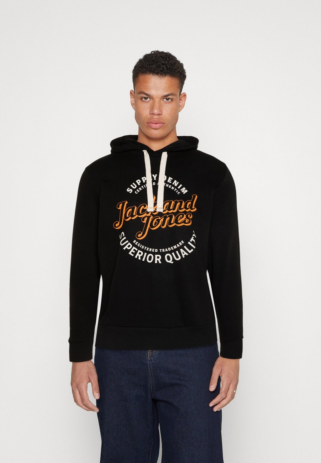 

Толстовка Jjmikk Hood Jack & Jones, черный