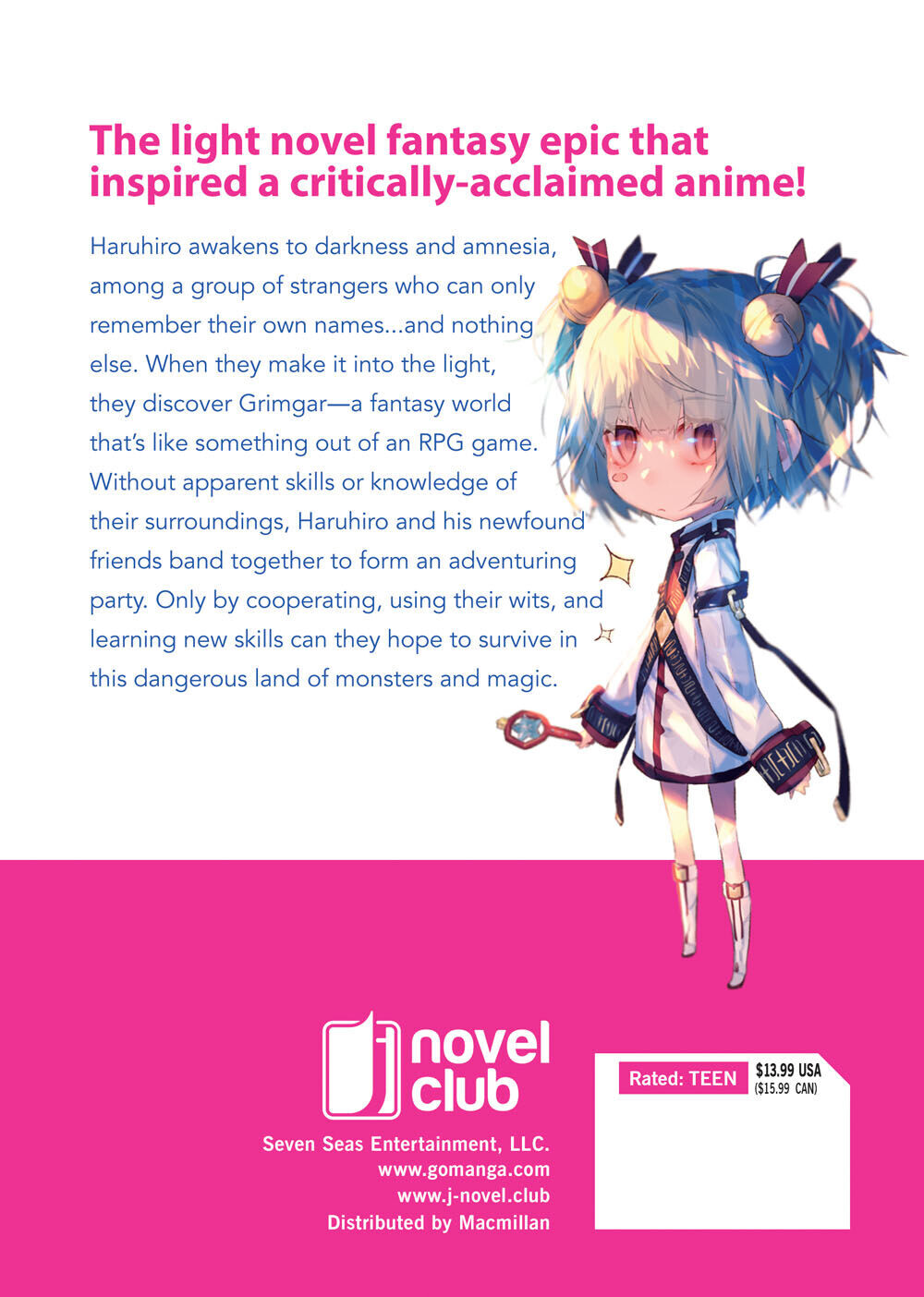 

Новелла Grimgar of Fantasy and Ash Novel Volume 1