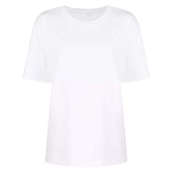 Футболка rubberised logo cotton t-shirt Alexander Wang, белый