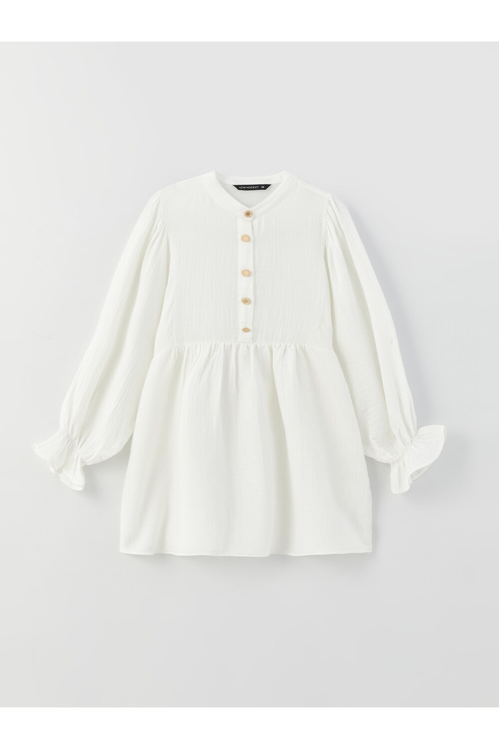 

Туника - Экрю - Oversize LC Waikiki, экрю