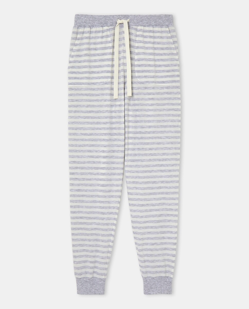 

Полосатые пижамные штаны Easy Wear, светло-серый