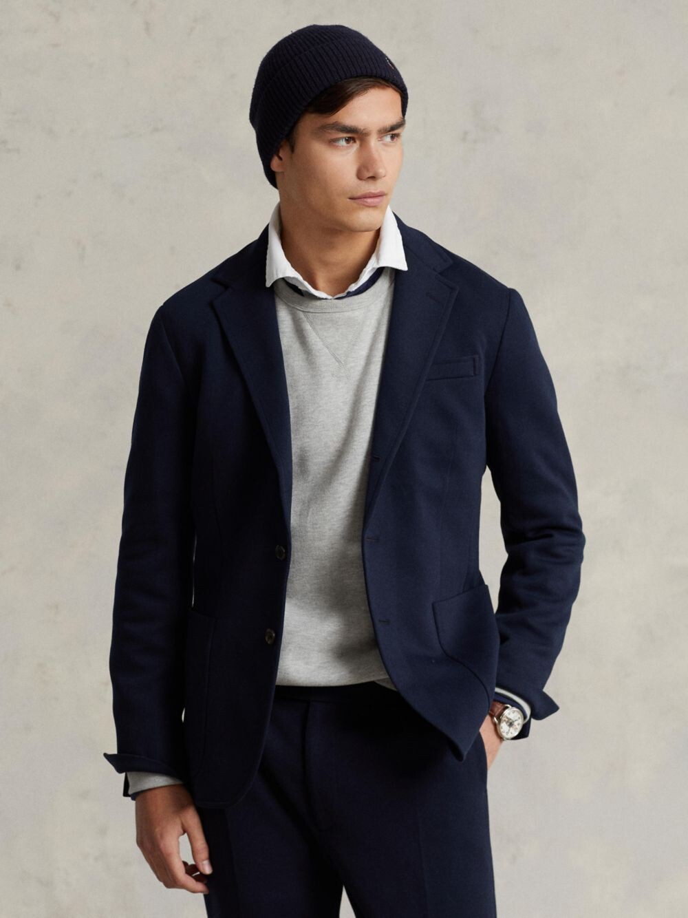 

Polo Блейзер из хлопковой смеси Ralph Lauren, темно-синий-авиатор