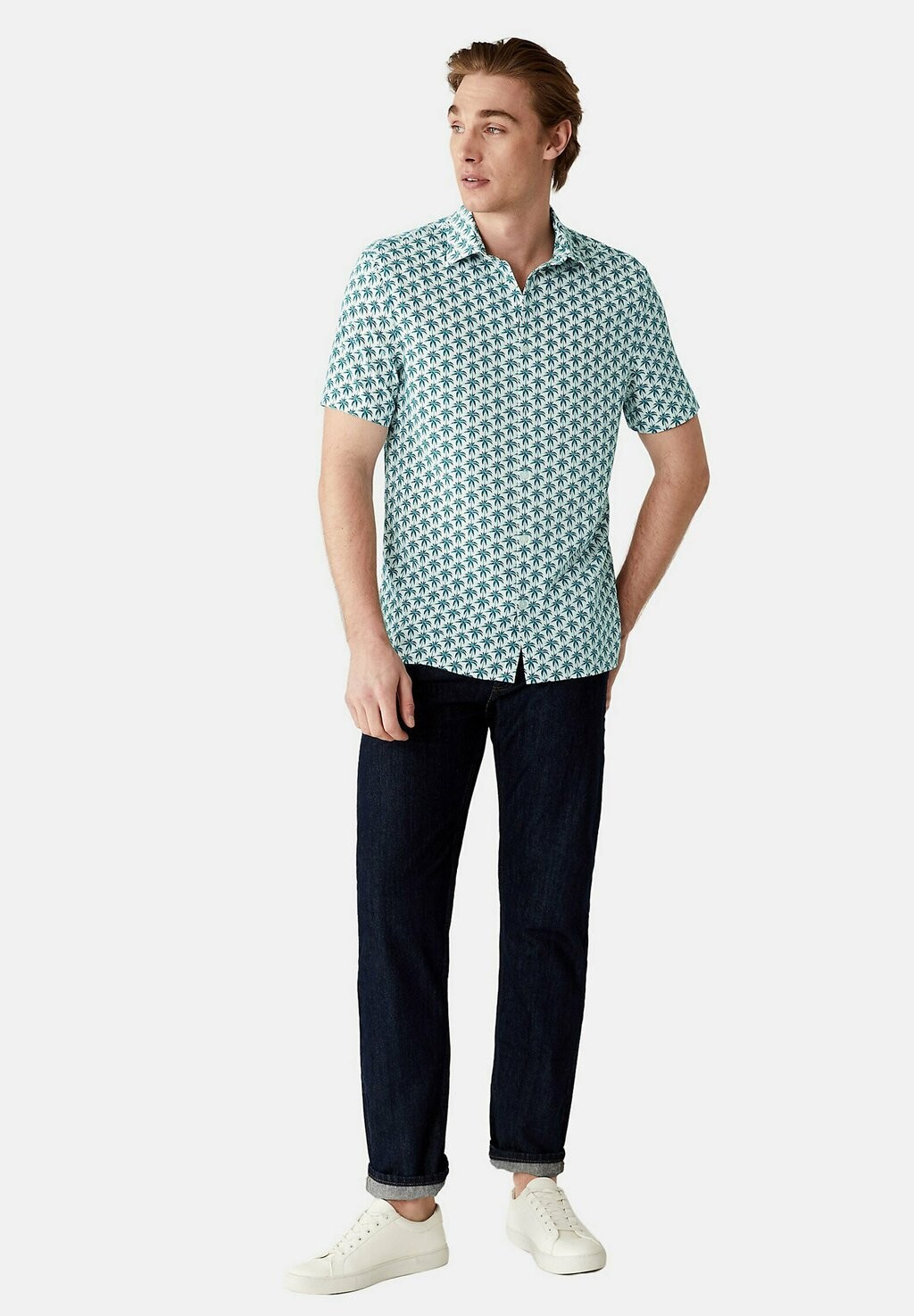 

Рубашка PALM PRINT Marks & Spencer, разноцветный
