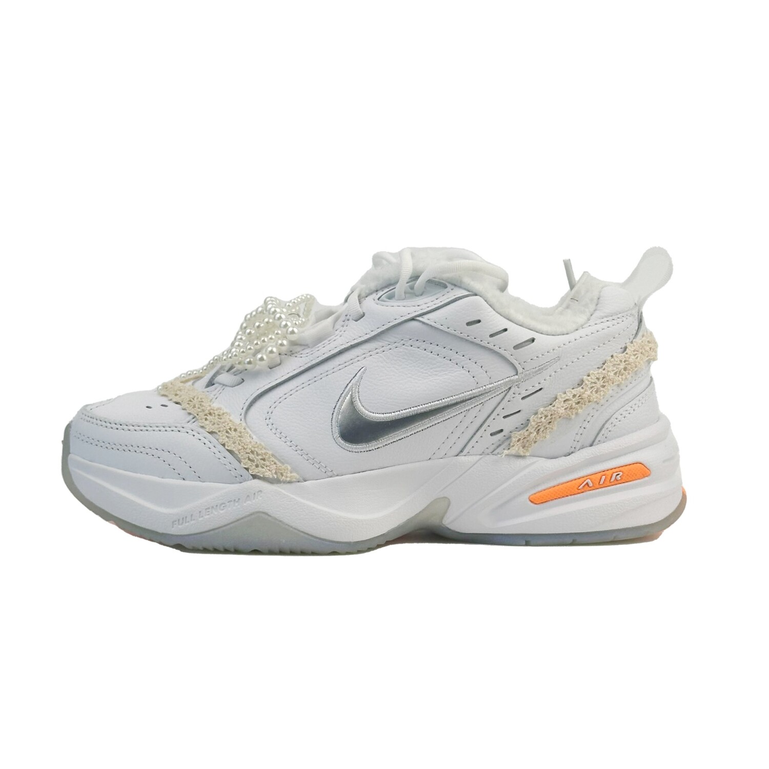 

Кроссовки Nike Air Monarch 4 Chunky Sneakers Unisex Low-top Greige, серый