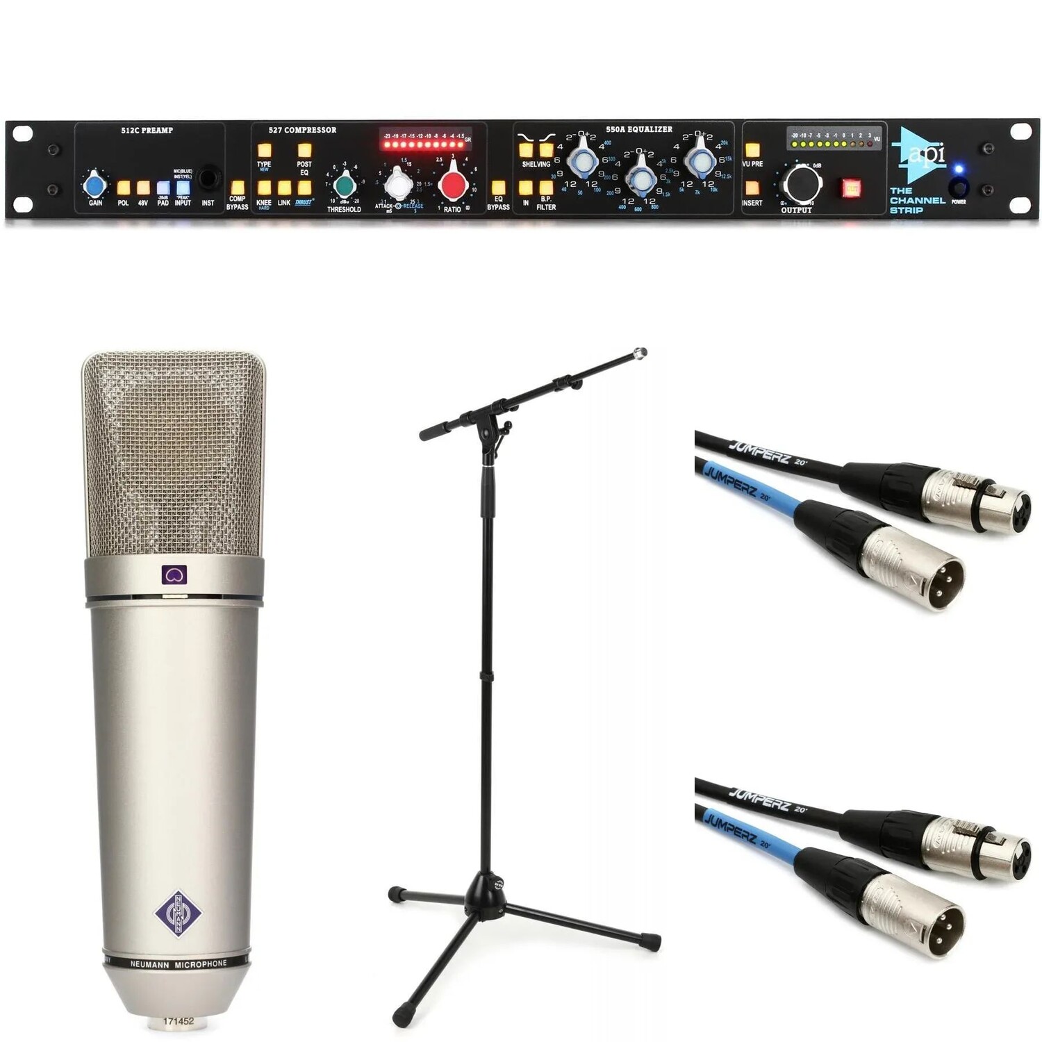 

Канал API и набор микрофонов Neumann U87 Ai — никель