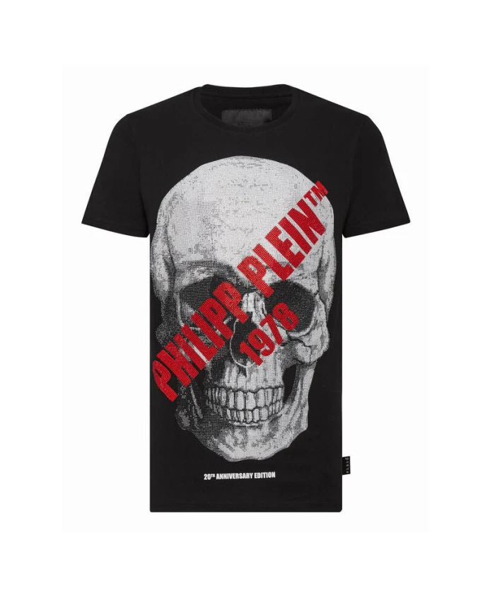 

Футболка сс 16 с черепом Philipp Plein, черный
