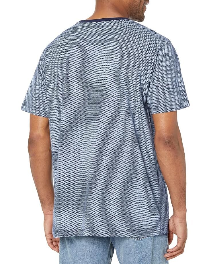 

Футболка U.S. POLO ASSN. Crew Neck Floral Print Pocket Tee, цвет Classic Navy