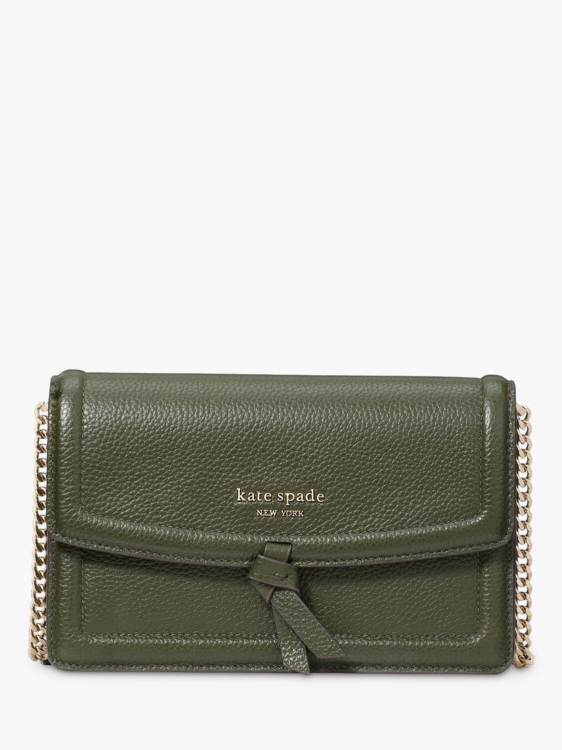 

Kate Spade New York Кожаная сумка через плечо с цепочкой Knott, Дерево бонсай