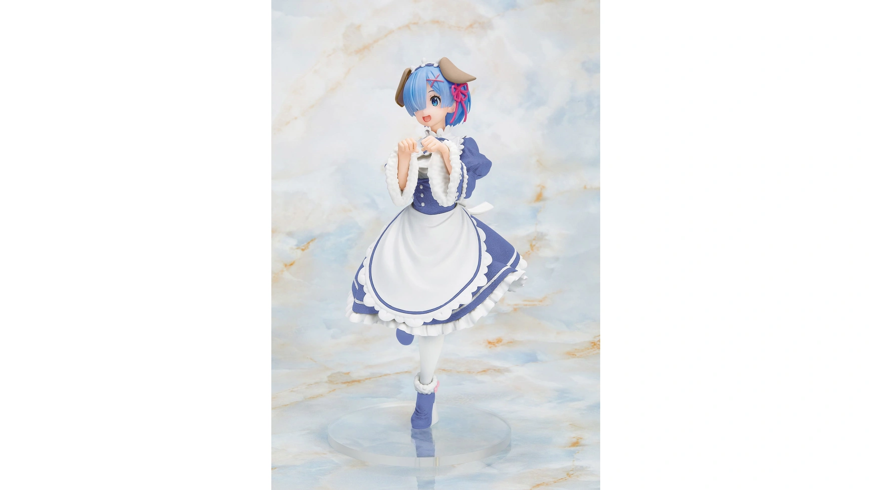 Re Zero Начало жизни в другом мире Статуя из ПВХ Rem Memory Snow Puppy Ver Обновление издания одиночная распродажа классическая фигурка sanrio коричная аниме фотообувь пряжка украшения мультяшный пвх сувенир подарки для девушек