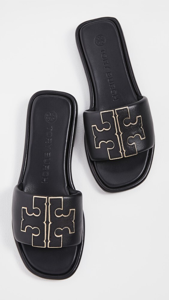 

Шлепанцы Tory Burch Double T Sport