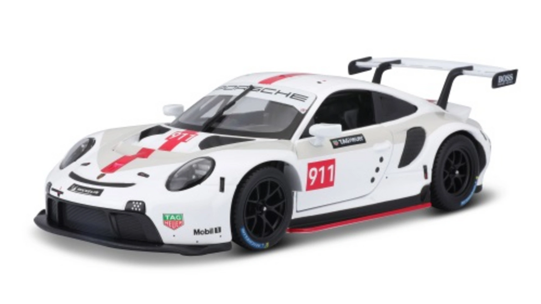 maisto 1 18 2022 porsche 911 gt3 синий спортивный автомобиль статический литой автомобиль коллекционная модель автомобиля игрушки Bburago Гонка Porsche 911 RSR GT 1:24 (2020)