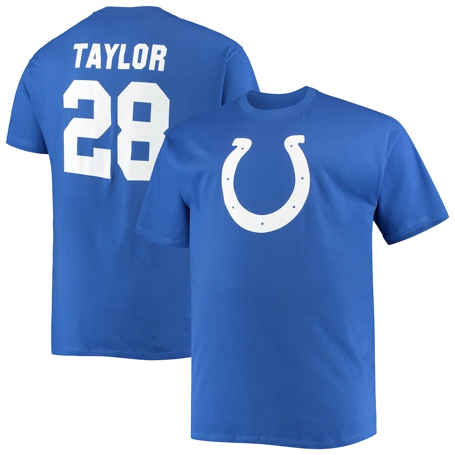 

Футболка с именем и номером Fanatics Branded Indianapolis Colts, роял
