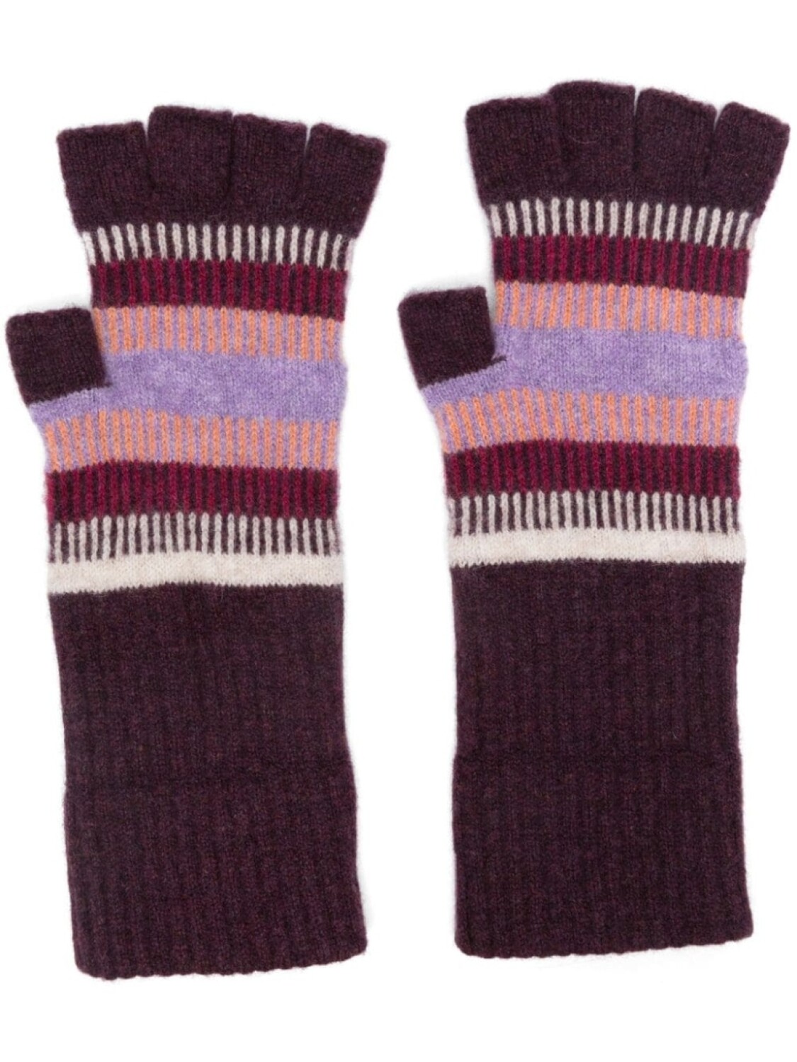 

Полосатые перчатки Paul Smith, фиолетовый