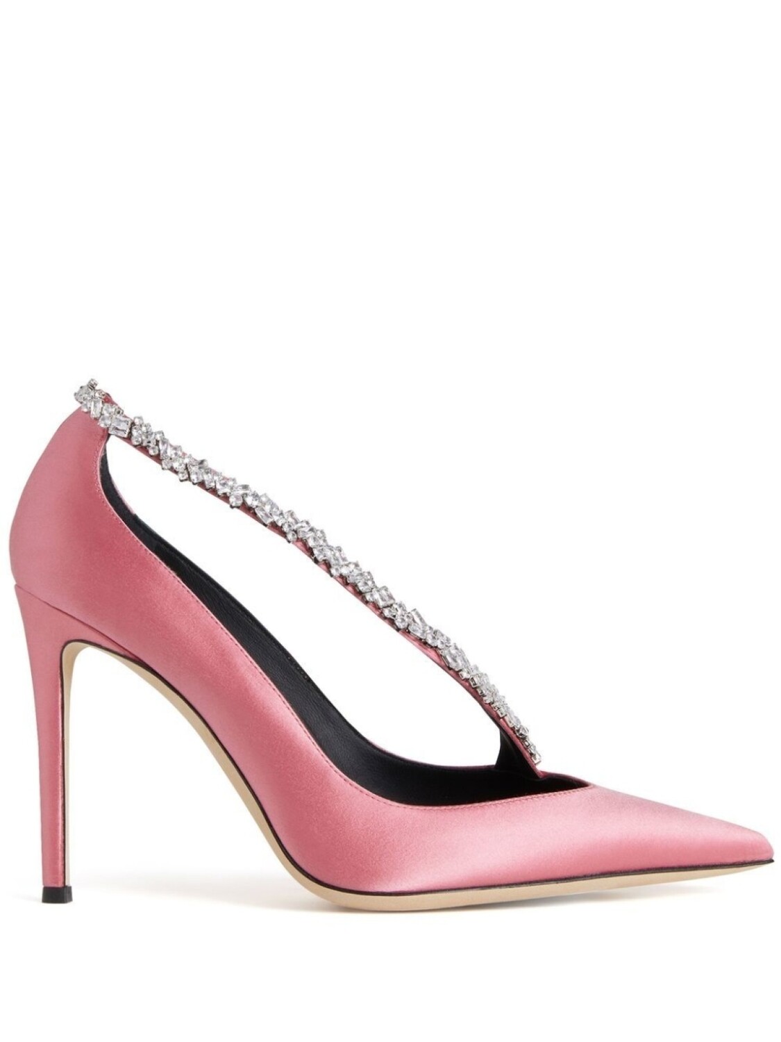 

Giuseppe Zanotti декорированные туфли Filipa Crystal, розовый
