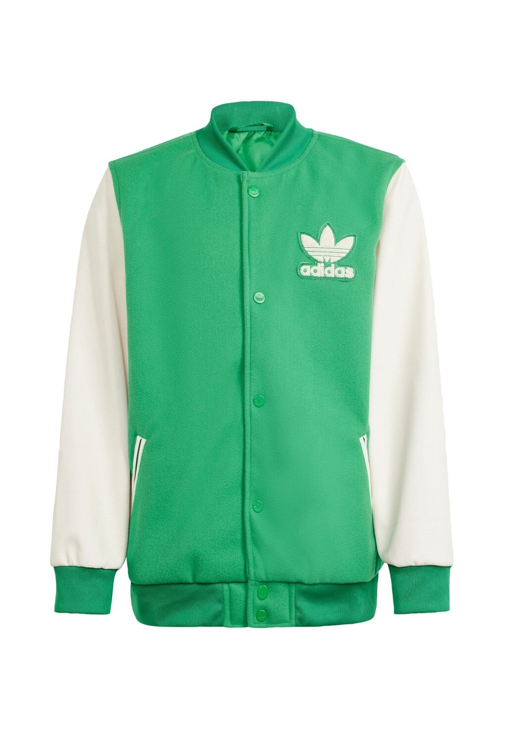 Куртка-бомбер Vrct adidas Originals, зеленый