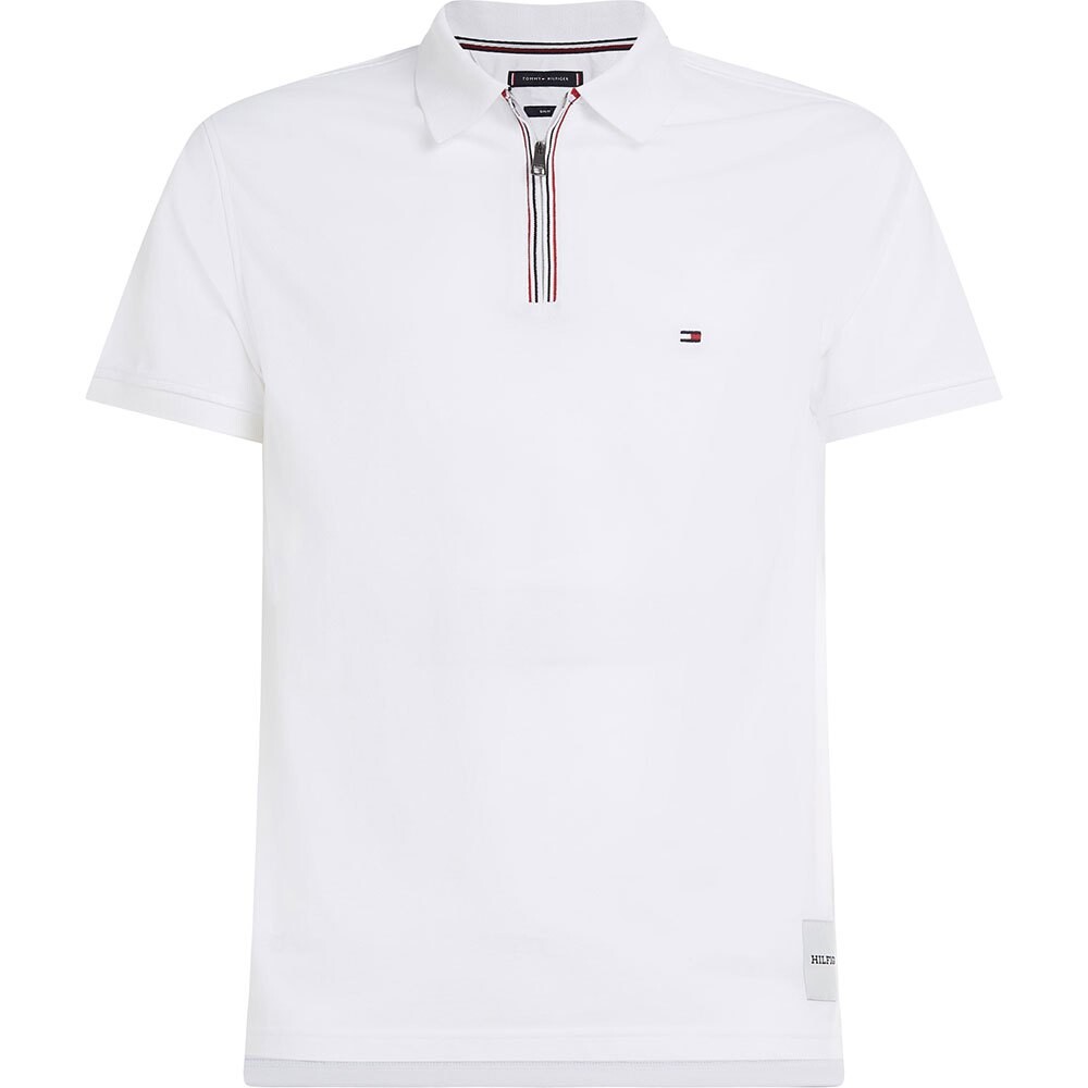 

Поло с коротким рукавом Tommy Hilfiger Tip Slim Fit, белый