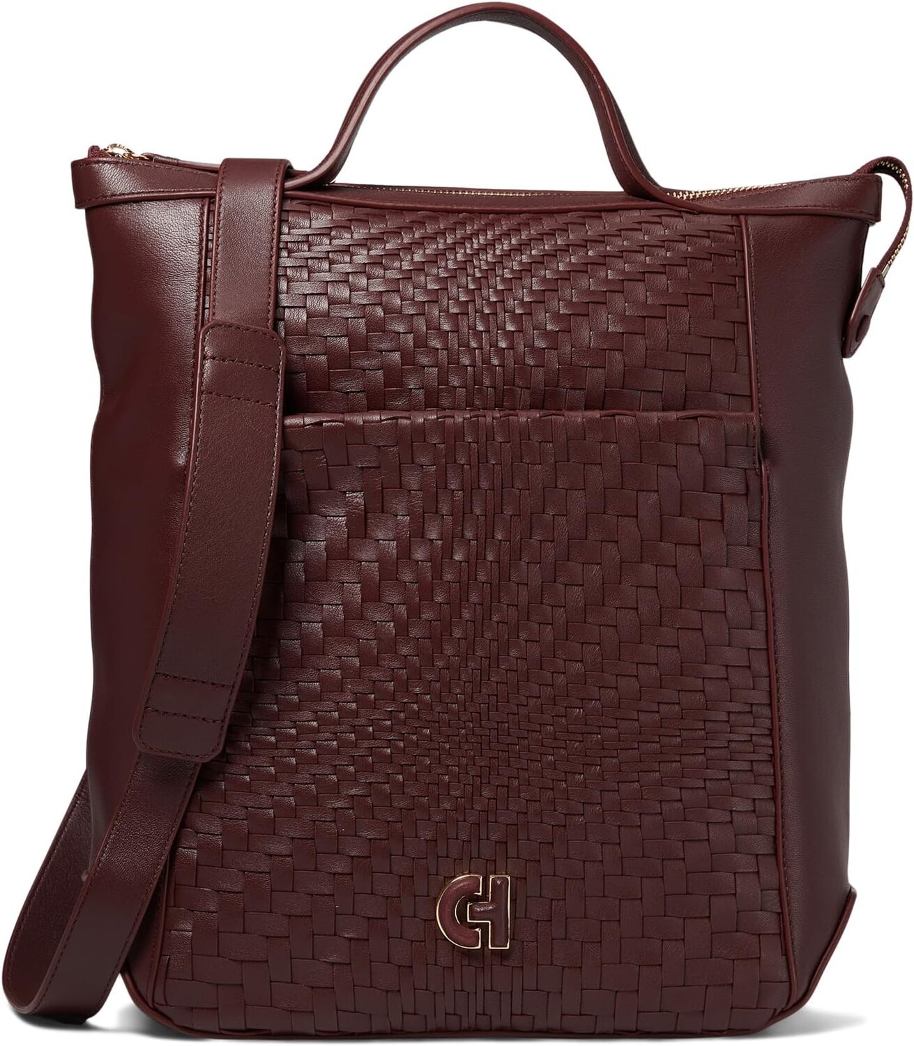 

Рюкзак Small Grand Ambition Convertible Backpack Cole Haan, цвет Bloodstone Woven