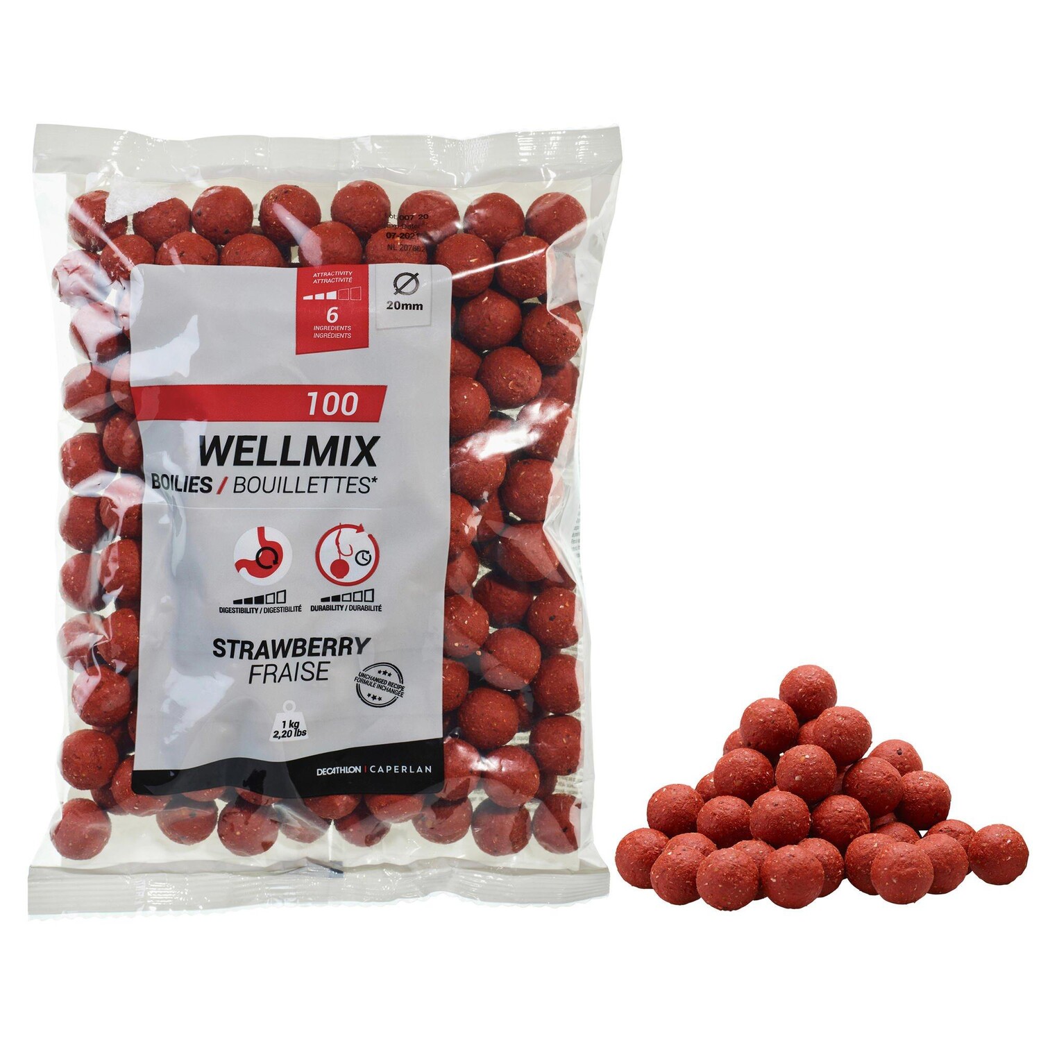 

Бойл Wellmix для ловли карпа Decathlon Monster Crab Caperlan, красный