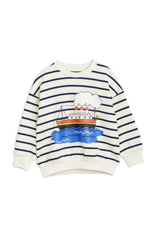 

Детская хлопковая толстовка Mini Rodini, белый