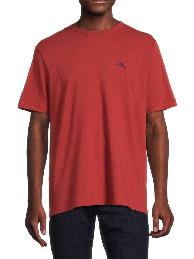 

Футболка Costa Cruz с круглым вырезом с короткими рукавами Tommy Bahama, цвет Rose Red