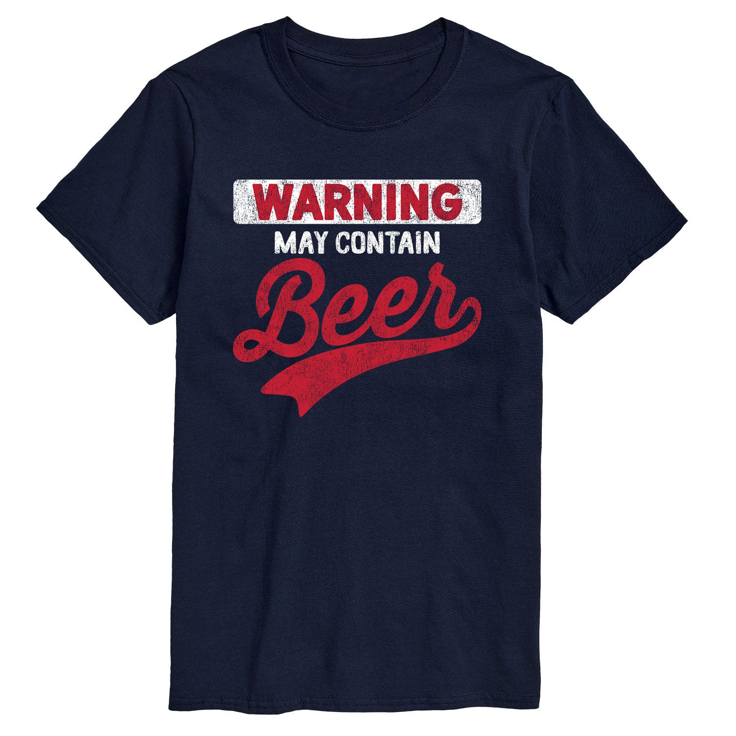 Мужская футболка может содержать пиво Licensed Character
