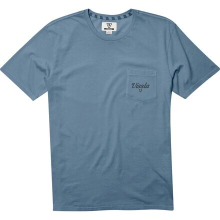 

Футболка с карманами и короткими рукавами Dynasty мужская Vissla, цвет Faded Denim