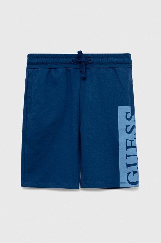 

Детские хлопковые шорты Guess, синий