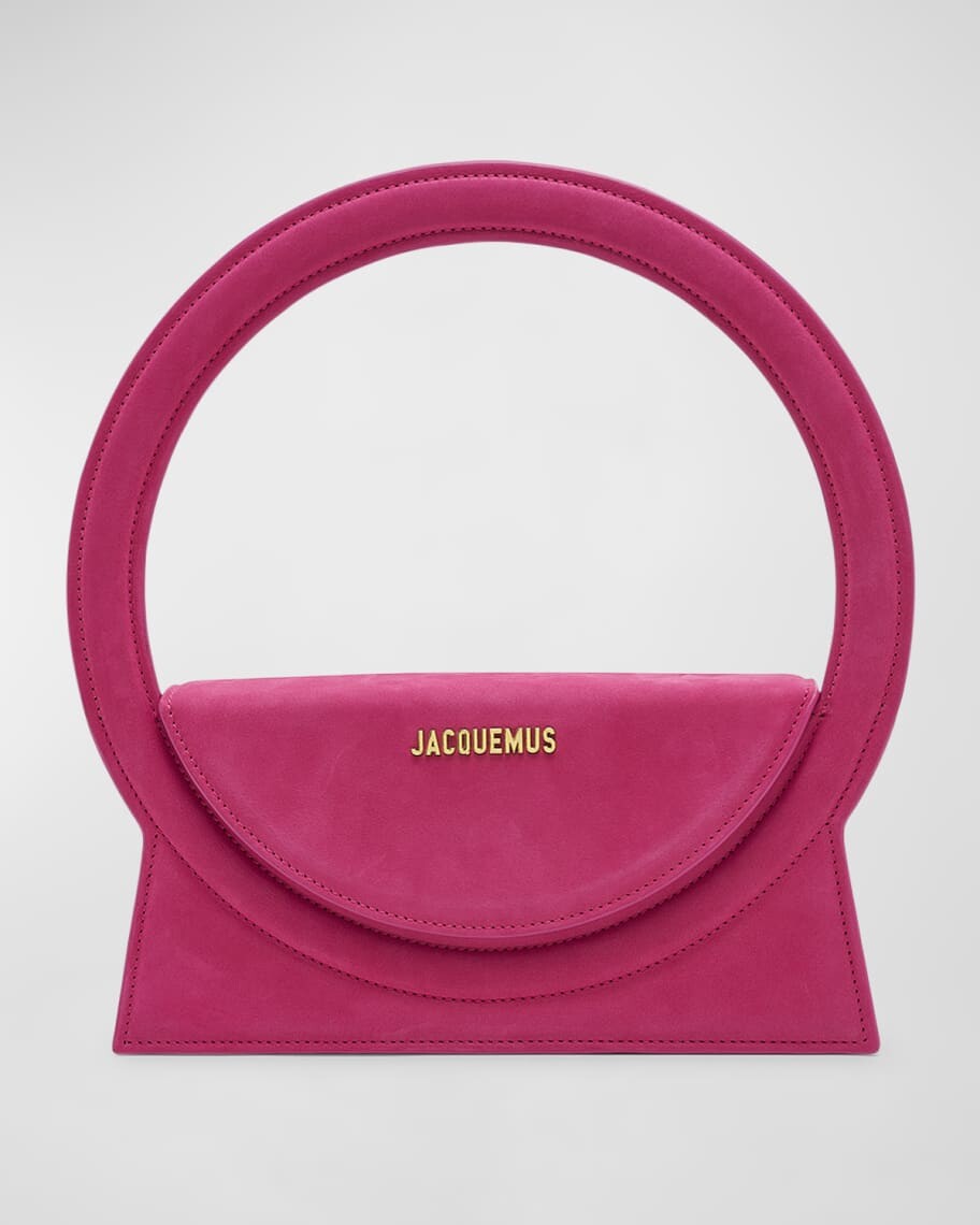 

Кожаная сумка Le Sac Rond с ручкой сверху Jacquemus