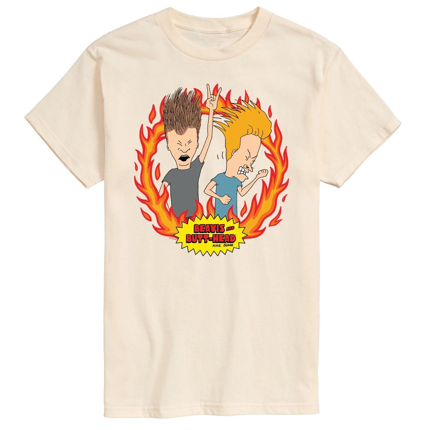 

Мужская футболка Beavis And Butthead Rock Flames Licensed Character