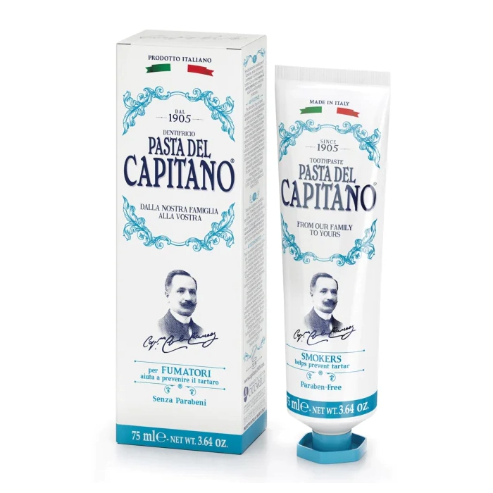 

Зубная паста dentífrico para fumadores Pasta Del Capitano, количество 1 штука