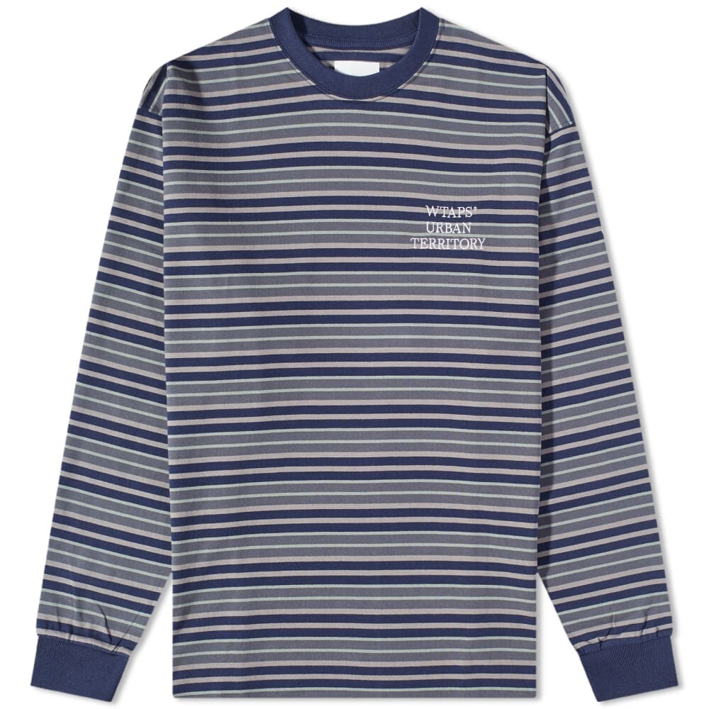 

WTAPS 06 Футболка в полоску с длинным рукавом