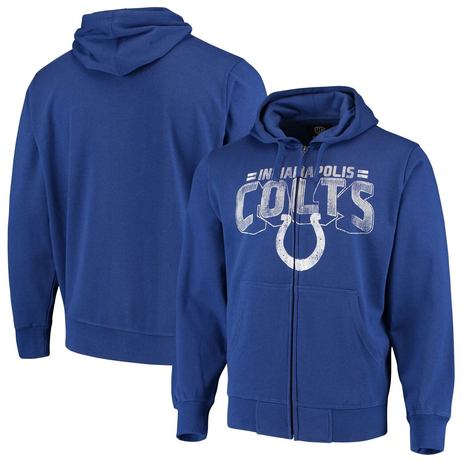 

Мужская толстовка с молнией во всю длину G-III Sports от Carl Banks Royal Indianapolis Colts Perfect Season
