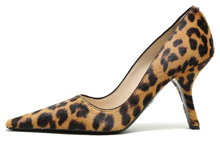 Женские туфли на высоком каблуке PRADA, Honey