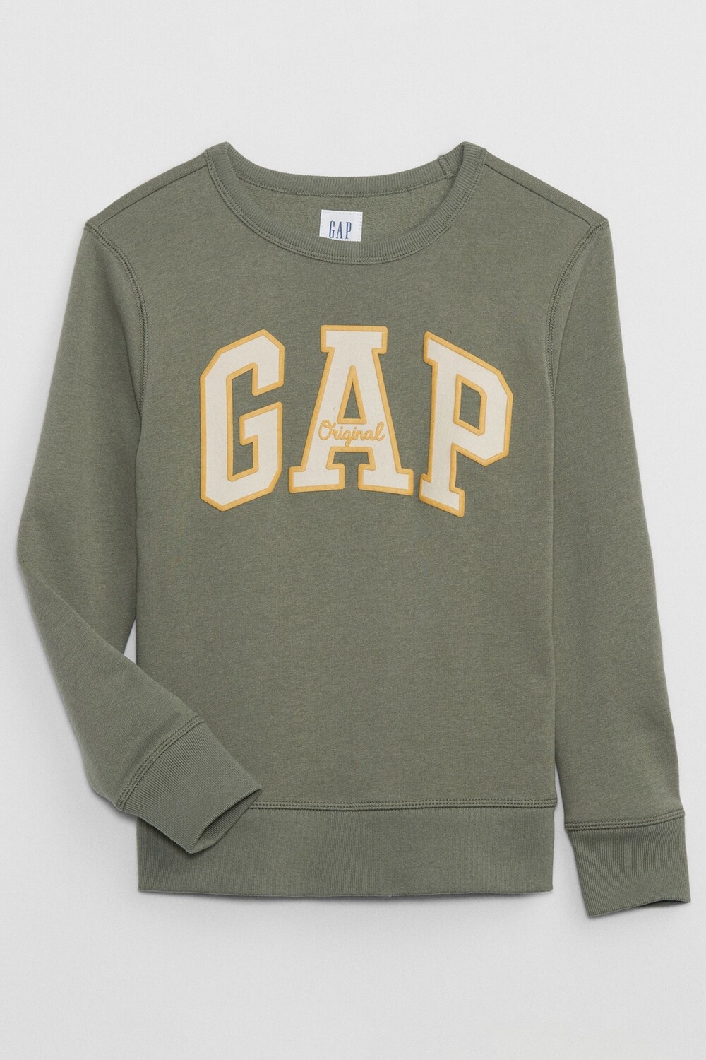 

Толстовка с круглым вырезом и логотипом Gap, зеленый