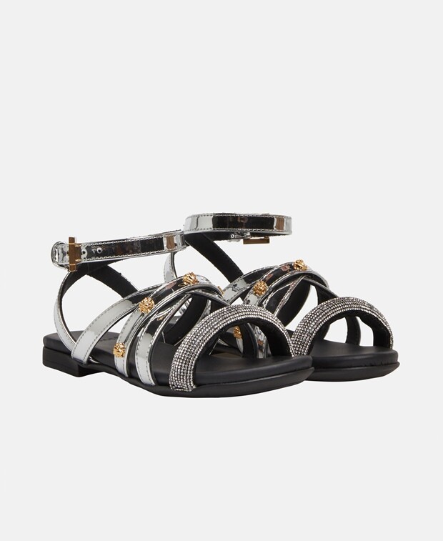 

Сандалии Versace, серебряный