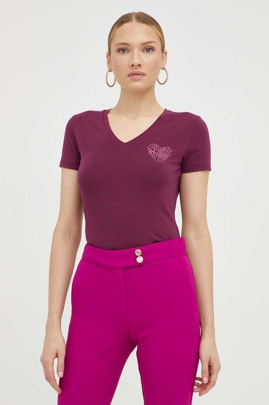 

Футболка Guess, фиолетовый