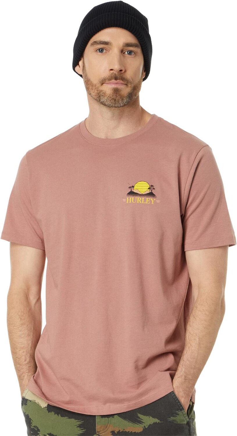 

Футболка Retro Sun с короткими рукавами Hurley, цвет Phantom Rose