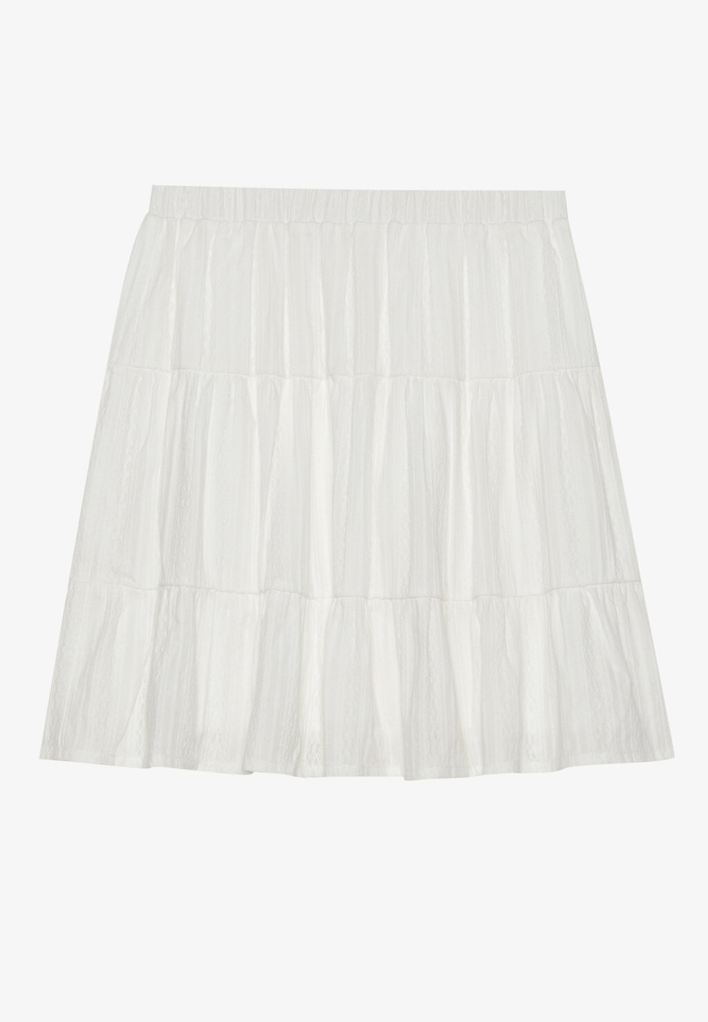 Юбка-колокольчик Cotton A Line Skirt Even&Odd, белая