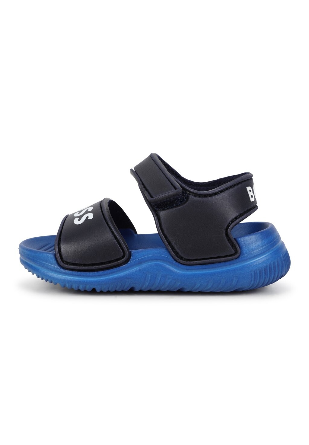 

Сандалии с ремешками AQUA SLIDES BOSS Kidswear, цвет navy
